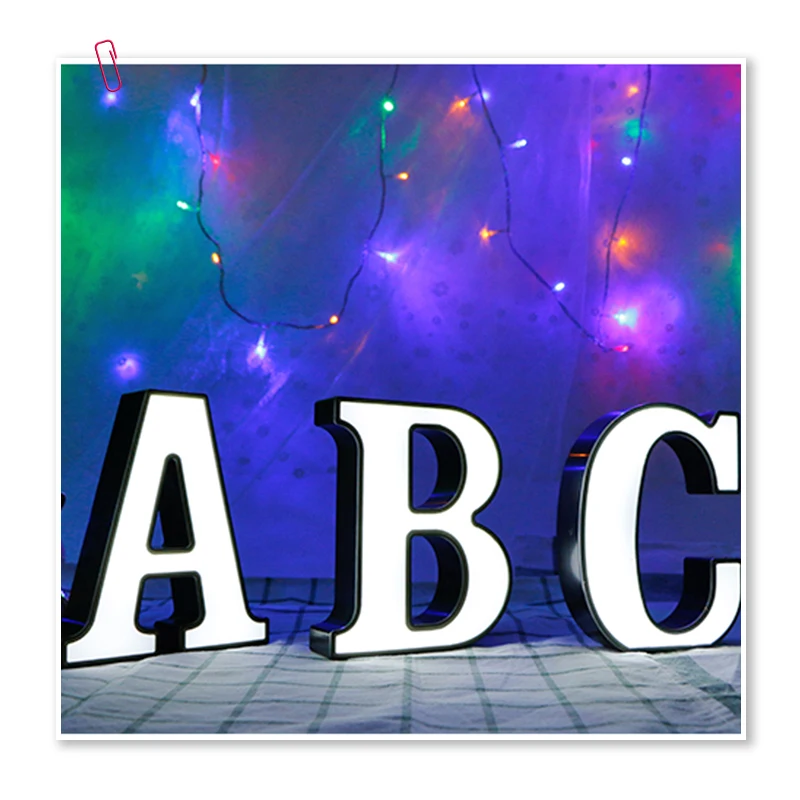 Завод Поставщик водонепроницаемый светящийся знак гигантские любовные буквы