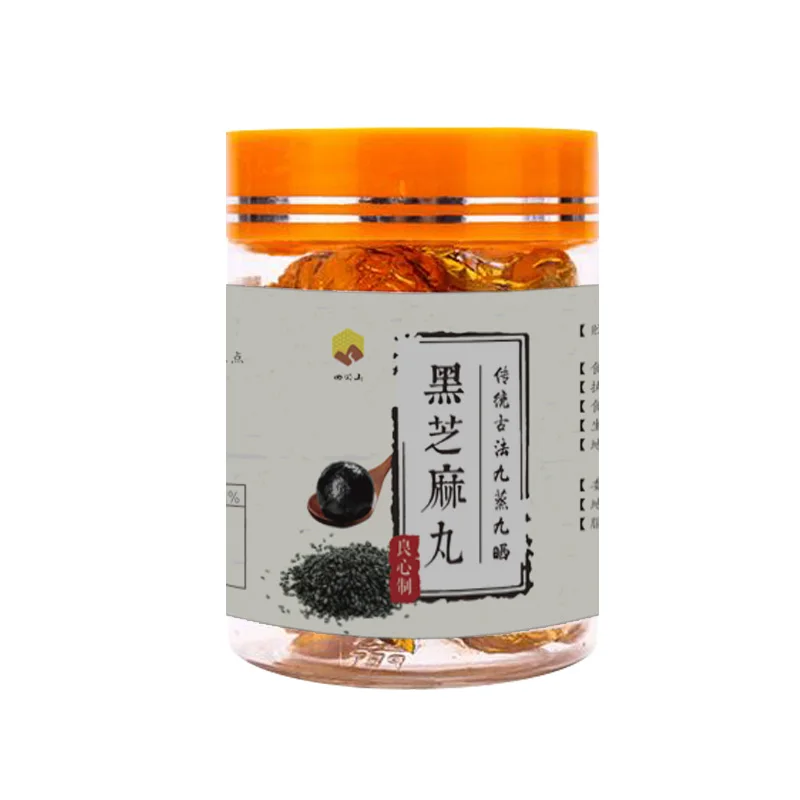 

Four daming mountain 9 steamed pills for nine bask in black sesame black beans, Taoist pills for inedia ready honey sesame