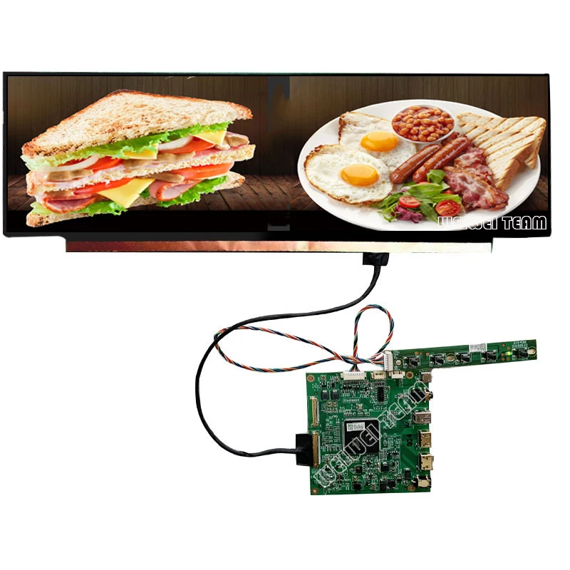 14 Inch 4k 3840*1100 Stretched Bar LCD Screen AIDA64 IPS Advertising Display Driver Board Edp 30 Pins | Мобильные телефоны и
