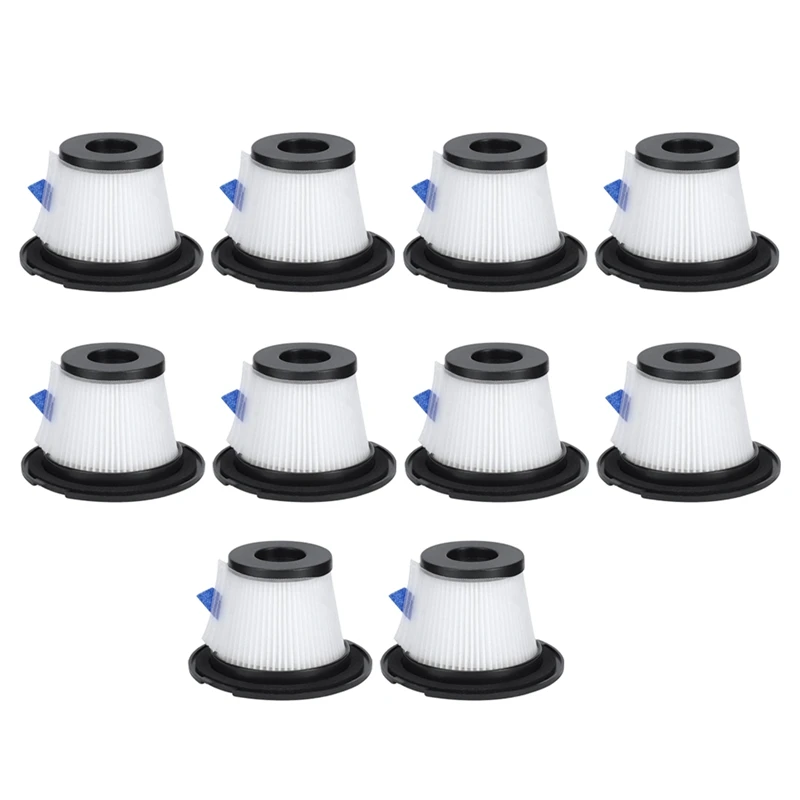 

10 Pcs Replacement Hepa Filter For Dibea C17 T6 T1 Cordless Stick Vacuum Cleaner Parts
