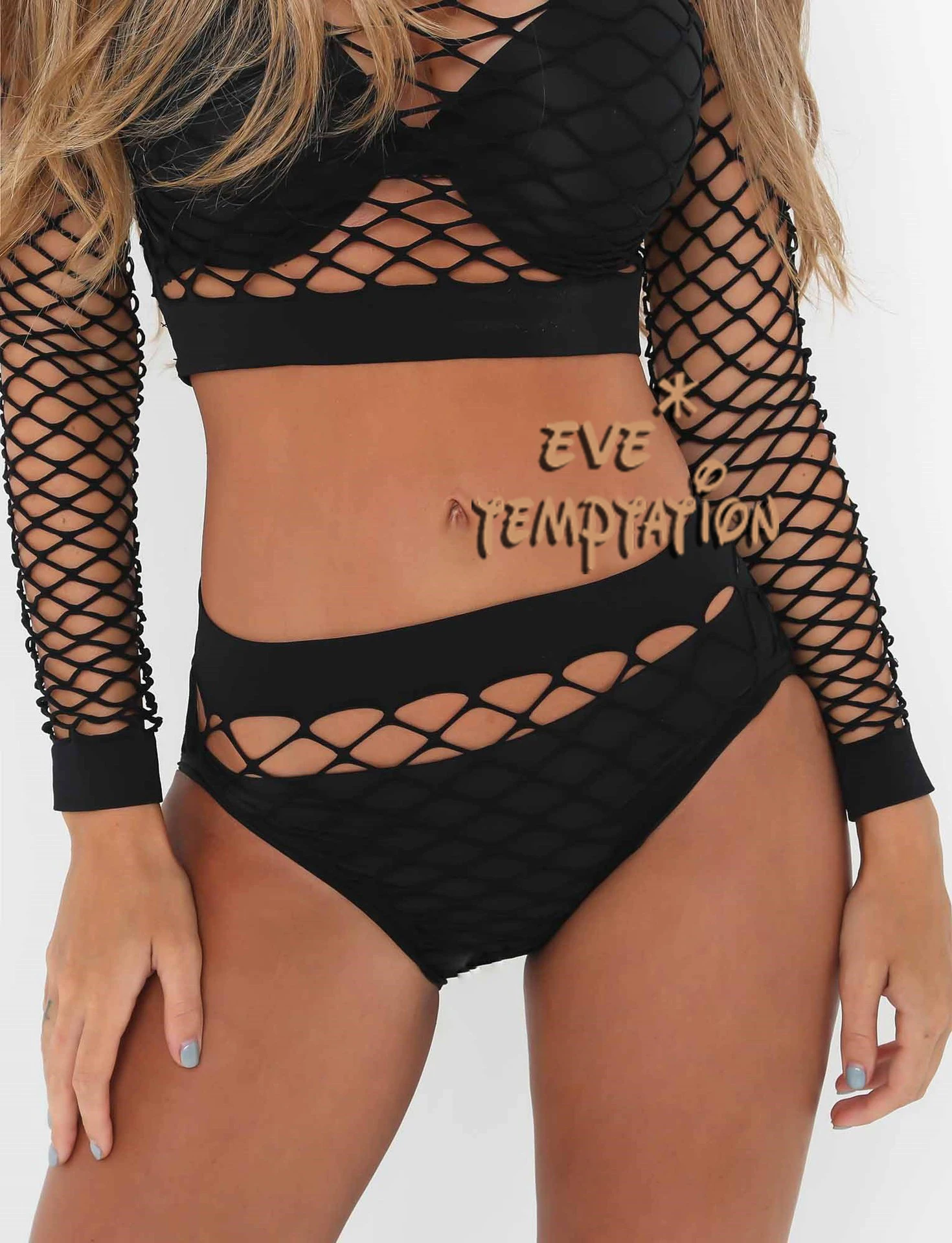 Горячая сексуальная сетчатая Babydoll Косплей Пижама крючком размера плюс нижнее