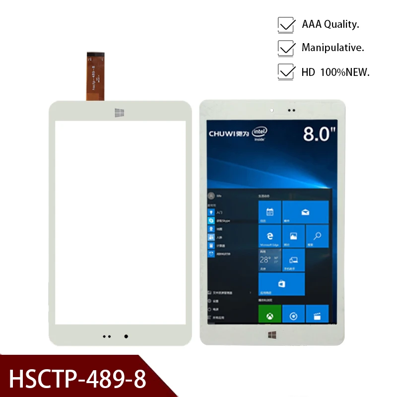 Оригинальная стеклянная пленка Новый 8 &quotдюймовый HSCTP 489 для Chuwi Hi8 планшетный ПК