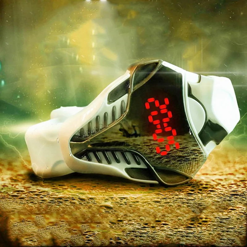 

Hot Sell Creative Digital Watches for Men Silicone Belt Watch Fashion Sport Men's Wristwatches