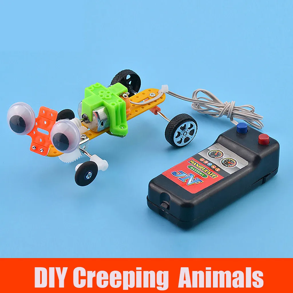 

Educational Intelligent Diy Creeping Animals Diy Electrical Toys Learning For Children Kids Toys Juguetes Brinquedos New