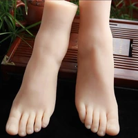 real female 41 yard sexy foot mannequin blood vesse silicone photography silk stockings jewelry model soft silica gel 1pc c742