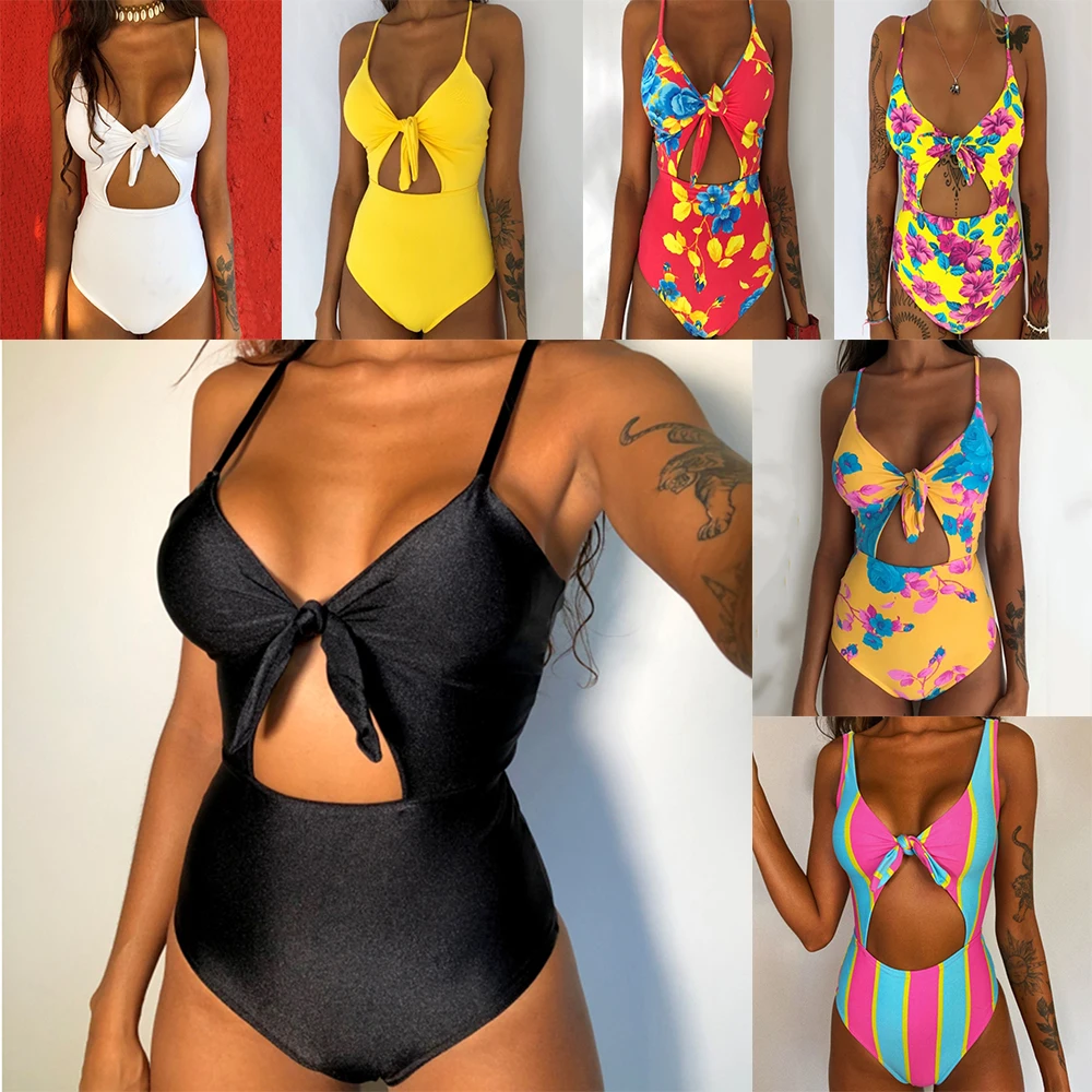 

Женский слитный бразильский купальник, монокини, с пуш-ап, в стиле пэчворк, лето