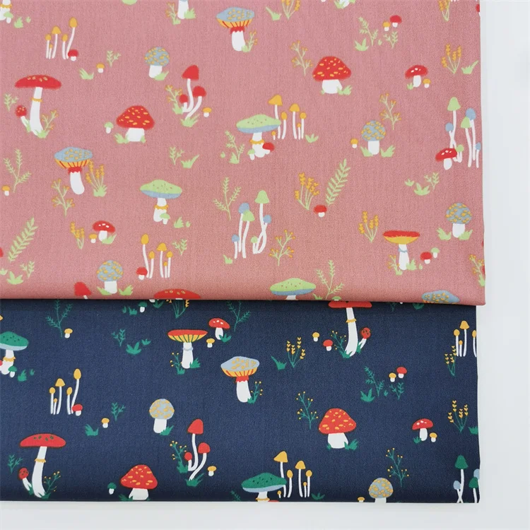 160x50 см мультяшный красный зонтик в виде гриба хлопчатобумажная саржевая ткань