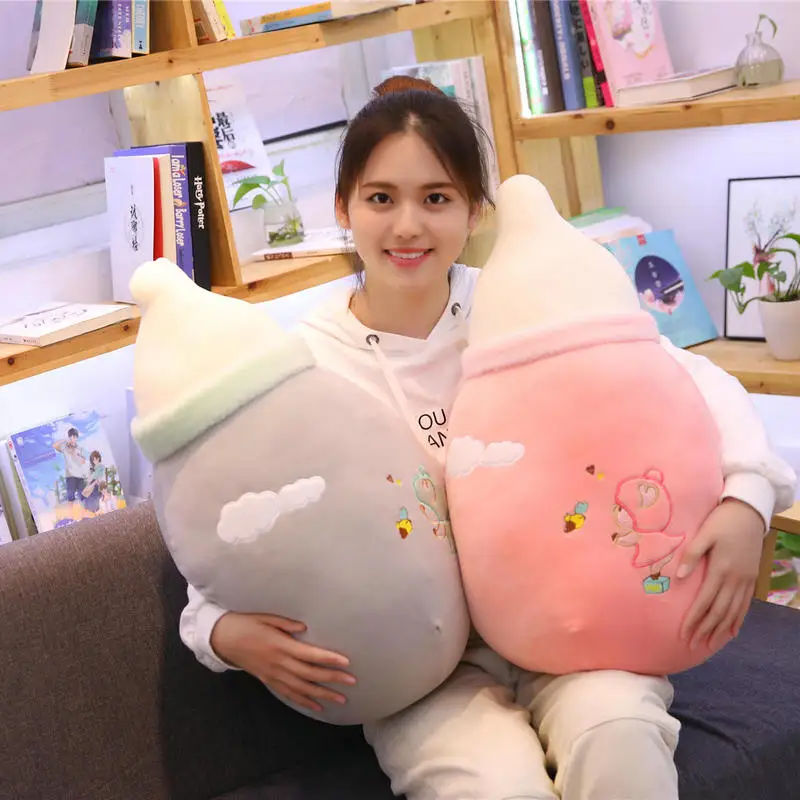 

Креативная детская бутылочка, плюшевая игрушка, подушка в форме бутылки с молоком, мягкая подушка, украшение для дома