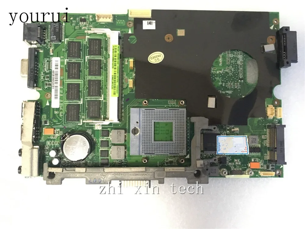 Высококачественная материнская плата yourui для ноутбука ASUS K50IJ REV 2 1 DDR2 работает -