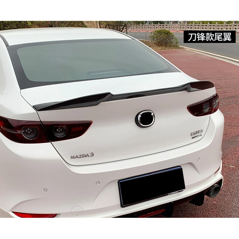 

For Mazda 3 Axela Spoiler High Quality Carbon Fiber Material Car Tail M4 Style Rear Spoiler For Mazda 3 Axela Spoiler 2020