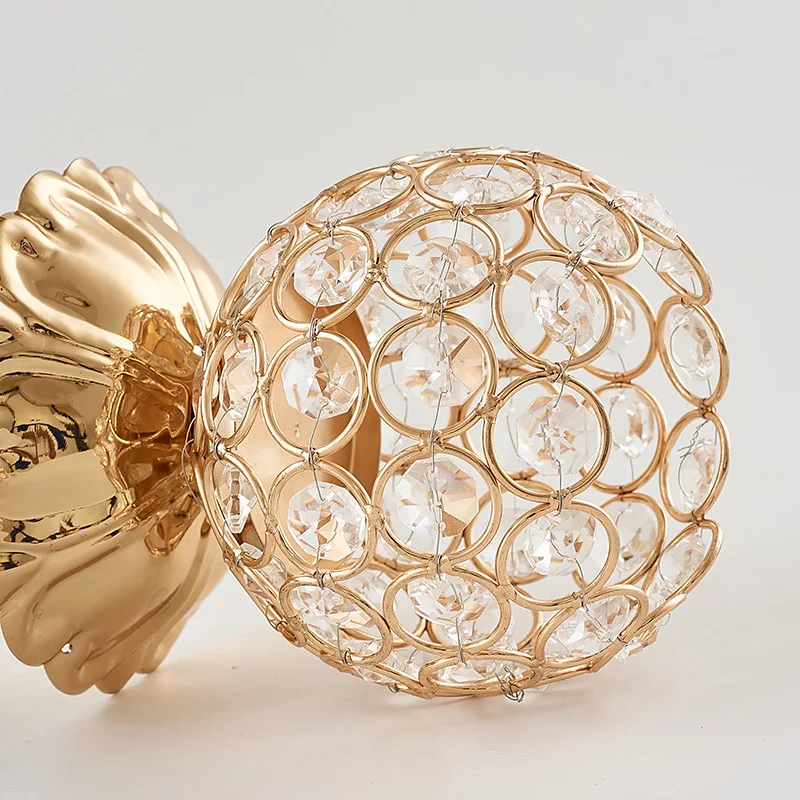 Хрустальный подсвечник свадебное банкетное украшение с гальваническим