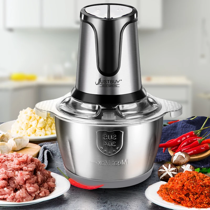 24 Mondth гарантии 500w Нержавеющая сталь Мясорубка электрическая автоматическая