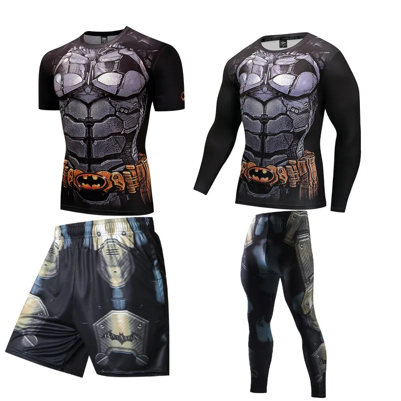 

Jiu Jitsu Mens Boxing Jerseys BJJ MMA Rashguard Compression T Shirts Men KickBoxing Muay Thai Sets Running Shirts Leggings Suits
