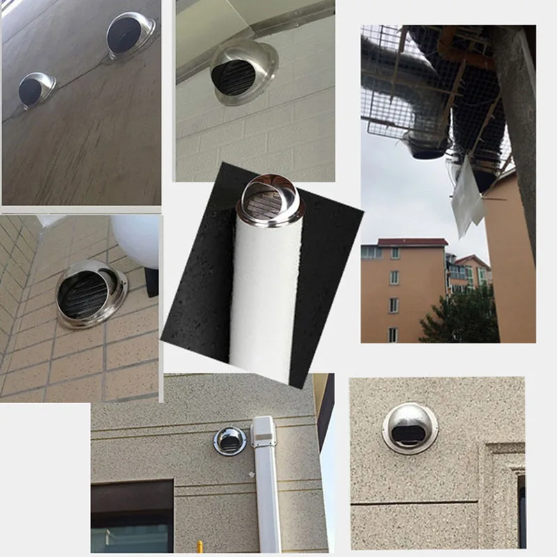 Вентиляция из нержавеющей стали выпускная решетка для вентиляции настенная
