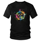 Футболка мужская хлопковая с принтом, с логотипом Btc, принтом в виде Луны, Hodl, короткий рукав