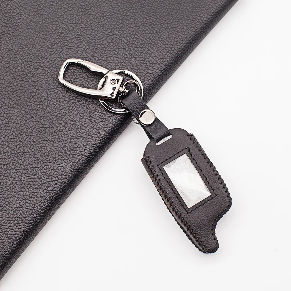 Русский кожаный чехол с дистанционным ЖК-дисплеем A9 для Twage Starline двухсторонняя