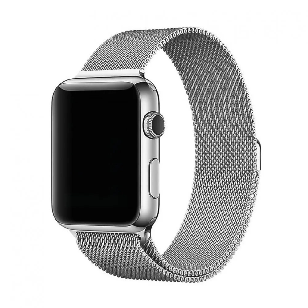 Ремешок Devia Elegant Series Milanese Loop для Apple Watch 4 44mm Silver|Ремешки часов| |