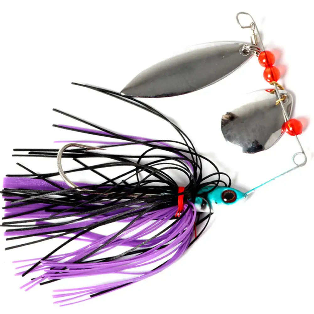 18 г 6 см блесна черная большая рыба окунь металлическая приманка блестящая борода