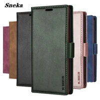 flip leather wallet cases for huawei mate 40 30 20 10 pro p30 p40 lite y7a y6 y7p psmte 2021 honor 8a 9c solid color phone funda