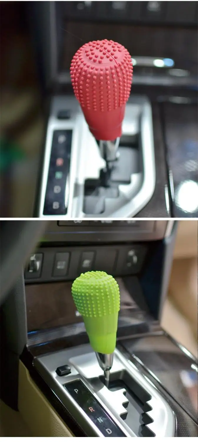 Универсальный автомобильный силиконовый чехол для ручки переключения передач