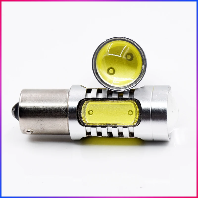 

Автомобильные светодиодные передние и задние указатели поворота, 7,5 Вт, чип S25, 1156, BA15S, P21W, ShinMan