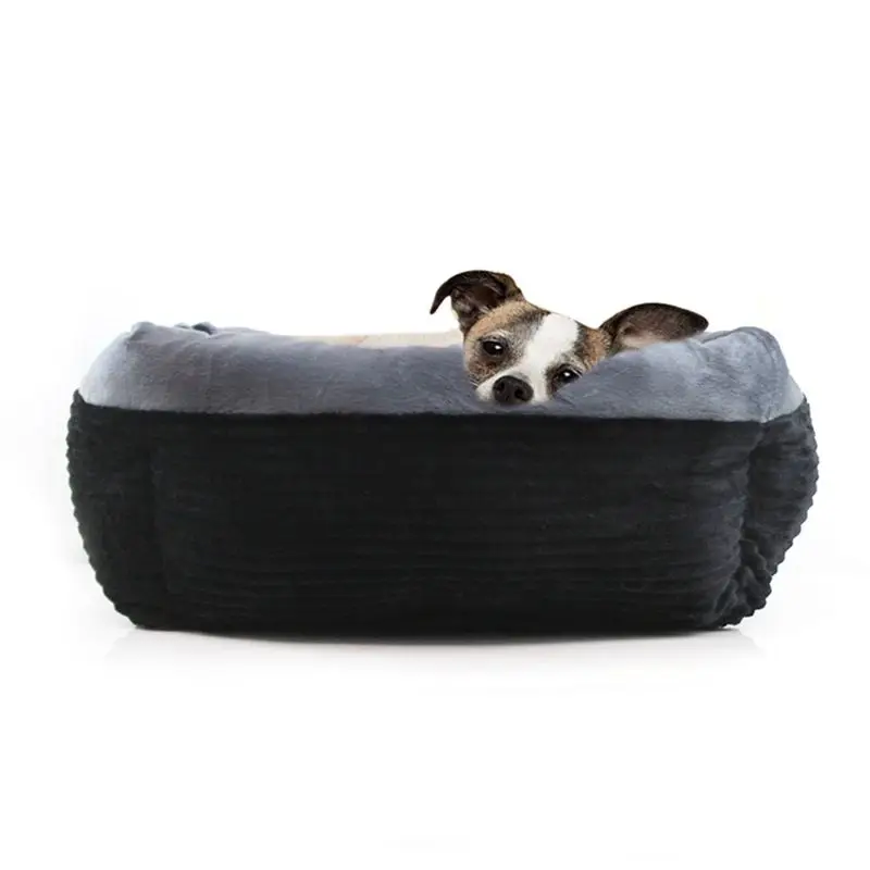 

Cat Dog Square Bed Soft All Season Warming Washable Corduroy Foam Comfortable LX9C