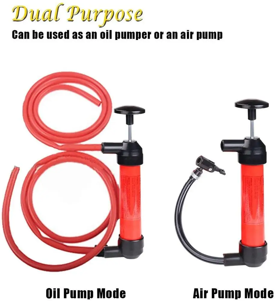 

Auto Car Multi-Purpose Fuel Transfer Pump Kit Manual Pump Second-generation Vehicle Pump Oil Extractor for Water Oil Fuel Pump