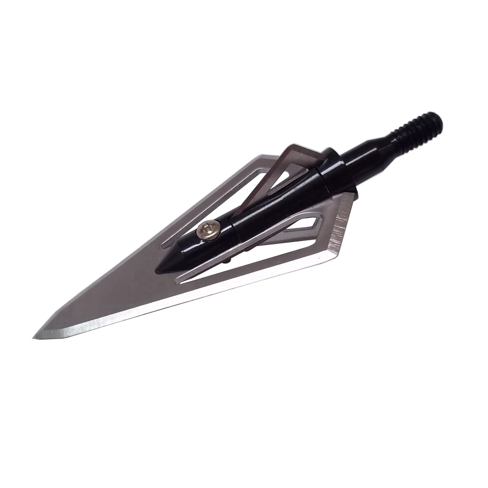 6 шт. стрельба из лука 4 брода наконечники 100 зерна стрел для охоты с коробкой