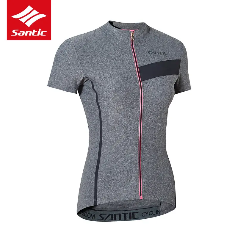 Женская велосипедная майка Santic Джерси с коротким рукавом одежда весна-лето