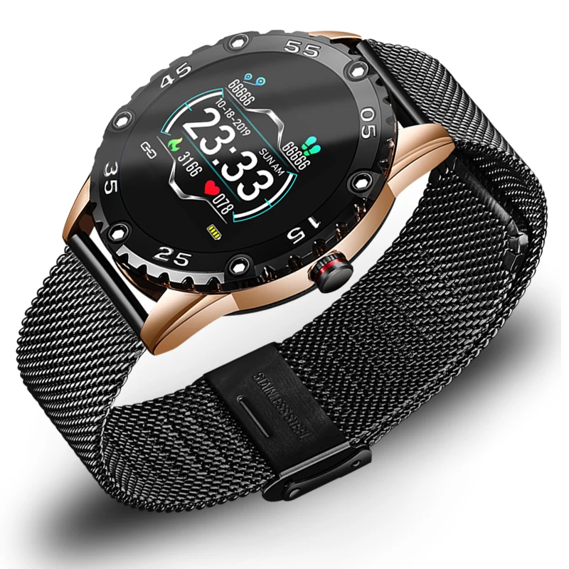 

LIGE Fitness Watch Smart Men Sport Smart Watch Blood Pressure Heart Rate Monitor Activity tracker SmartWatch for Android IOS+Box
