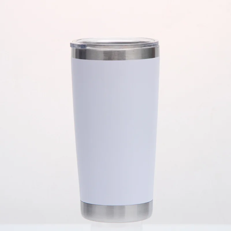 

20OZ plastic spray color stainless steel car cup new couple car ice tyrant vacuum insulation coffee cupcustom LOGO cute tumbler
