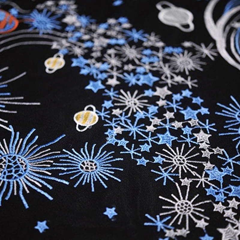 3/5/10 ярдов ширина 130 см яркая черная Тяжелая вышитая сетчатая кружевная ткань со