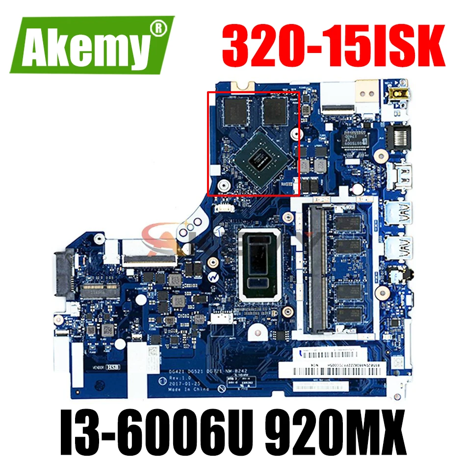 

Материнская плата AKEMY DG421 DG521 DG721 для ноутбука Lenovo 320-15ISK