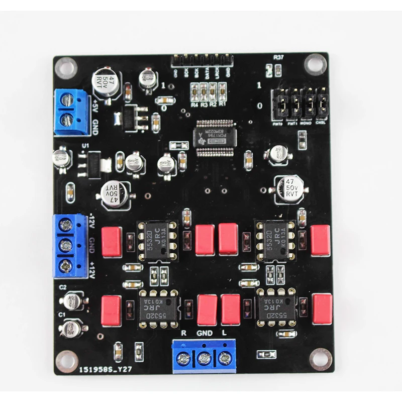 Hi-Fi аудио декодер PCM1794A PCM1794 1794 DAC собранная плата 24 бит 192 кГц/DAC декодирующий