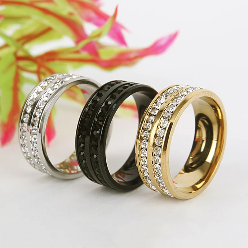 Высококачественное мужское кольцо в стиле панк винтажное Черное золото