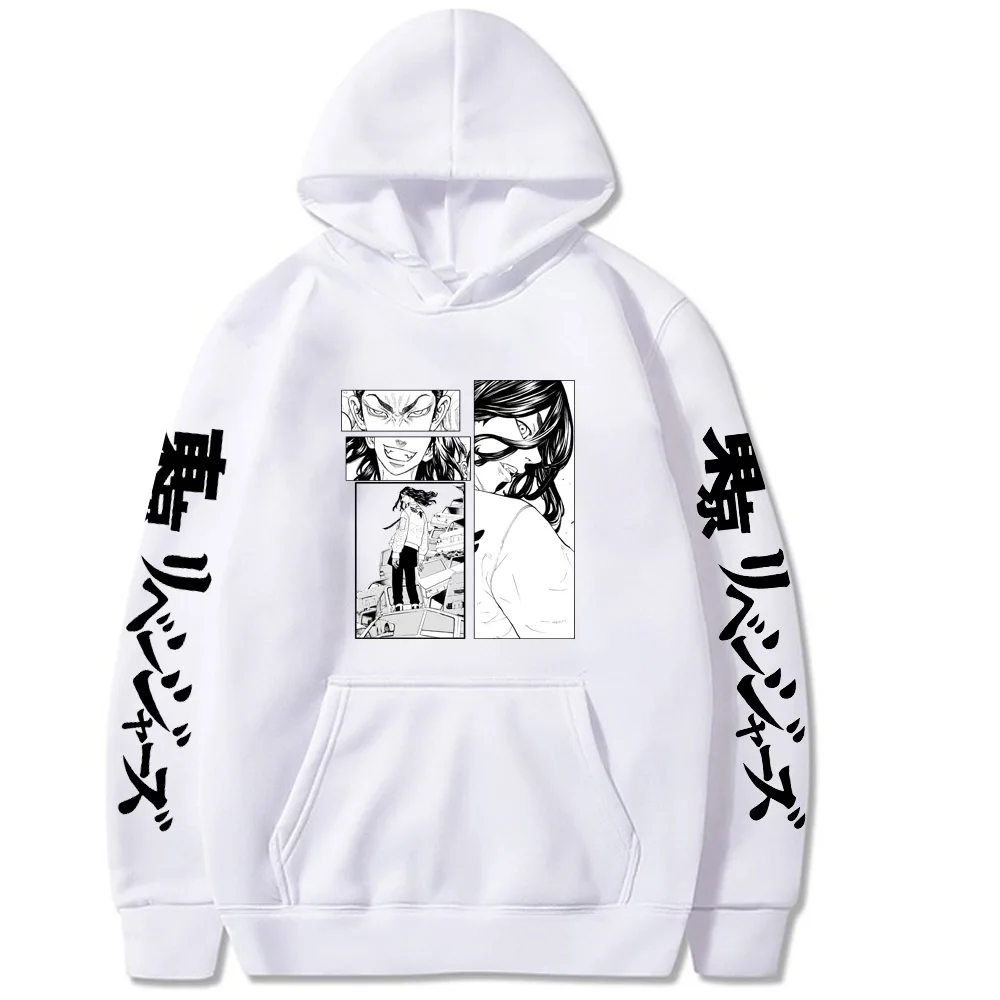 

Токийский пуловер Revengers Baji Keisuke, свободная толстовка унисекс, Осенний мультяшный стиль