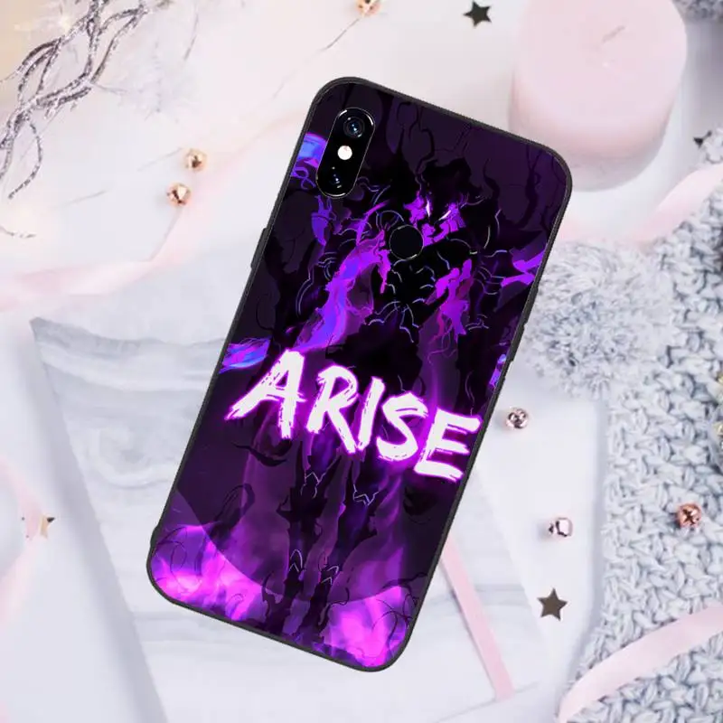 

solo leveling Phone Case For Xiaomi Redmi note 7 8 9 pro 8T 9S Mi Note 10 Lite pro