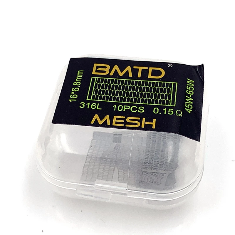 10 шт./кор. Kylin M Mesh предварительно оборудованная катушка катушки KA1 SS316 NI80 Style Coil Wire