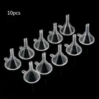 10 шт. пластиковые маленькие воронки для духов, жидкое эфирное масло, наполнение пустой бутылкой, Упаковочный Инструмент