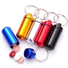 Портативная Водонепроницаемая коробка для таблеток брелок для бутылки мини контейнер для лекарств хранение лекарств забота о здоровье