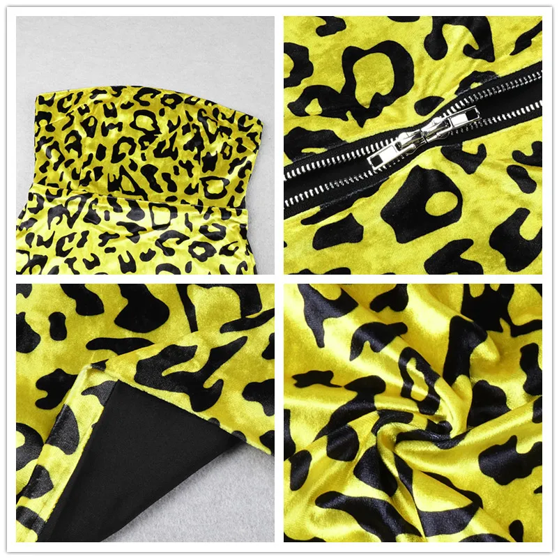 

Women Sexy Bodycon Dress Leopard Print Summer Dress Elegant Party Dresses Ladies Vestidos