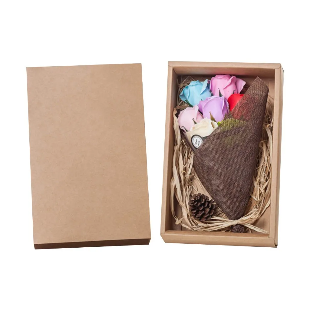 День Святого Валентина DaValentine's Day DIY мыло цветок подарок роза коробка букет