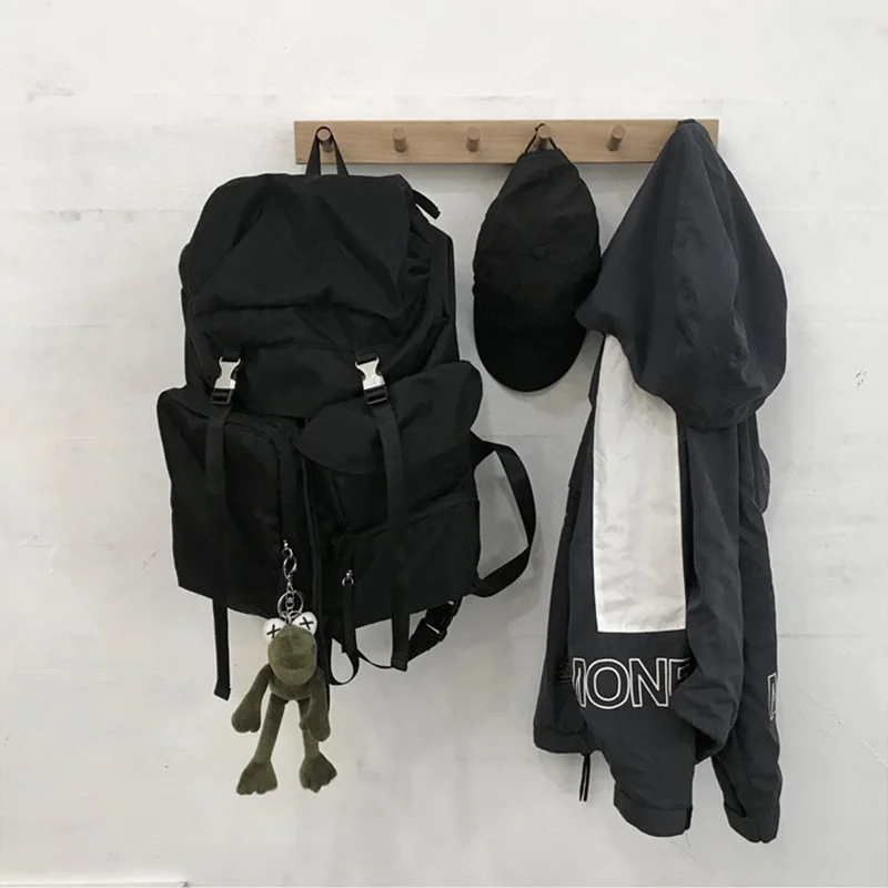 Водонепроницаемый рюкзак для мужчин и женщин черный многофункциональный