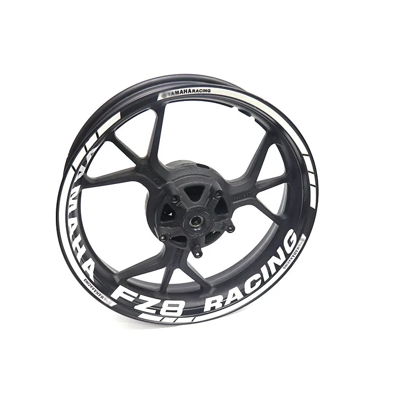 

New high quality Motorcycle Wheel Sticker stripe Reflective Rim For Yamaha FZ8
