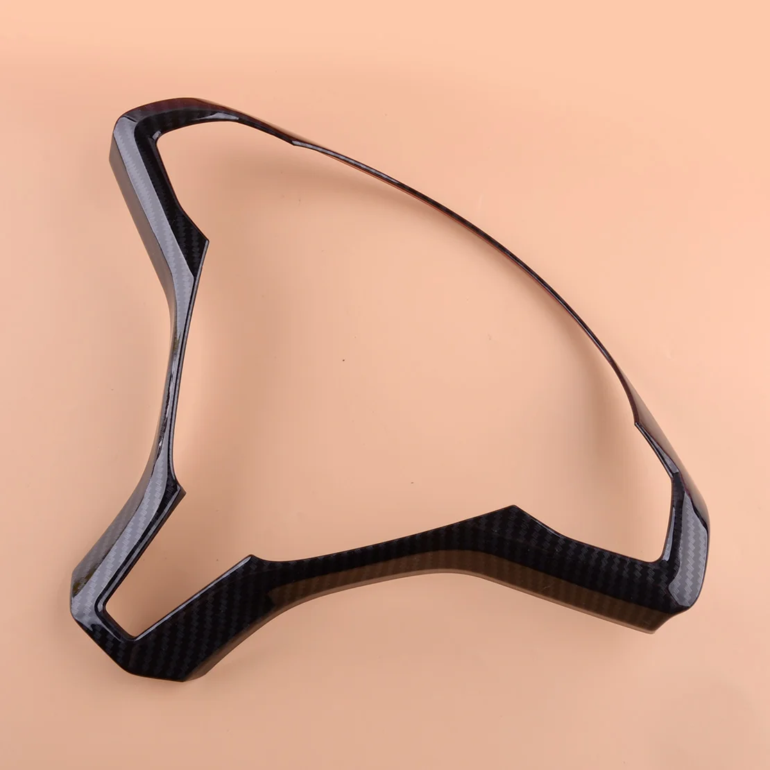 

ABS Car Carbon Fiber Style Steering Wheel Frame Trim Cover Fit For Tesla Model X S 2016 2017 2018 2019