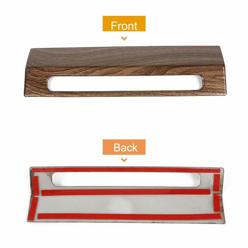 Автомобильная коричневая древесно-зернистая ABS аварийная лампа панель