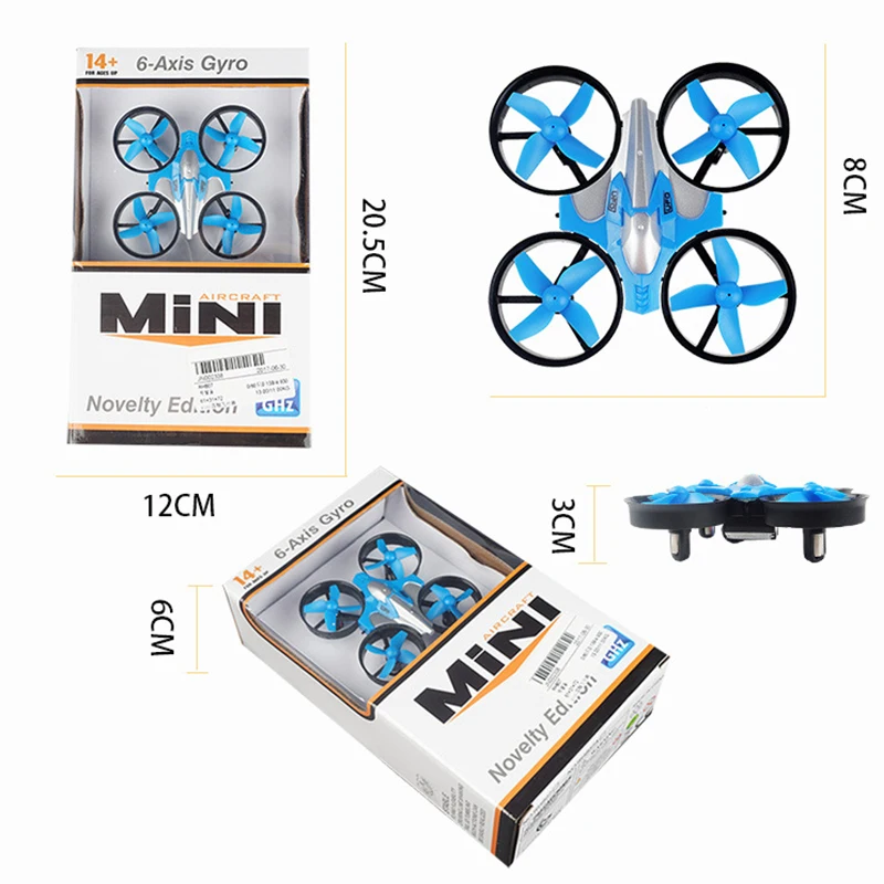 Мини-Дрон 2 4G 4CH 6-осевой Скорость 3D флип Безголовый режим RC дроны игрушка подарок