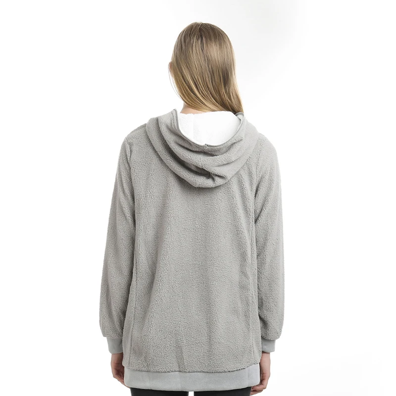 

2020 Autumn Winter Fashion Womens Sweater Long Sleeve Loose Knitting Hooded Cardigan Sweater Women Female Cardigan Pull Femme