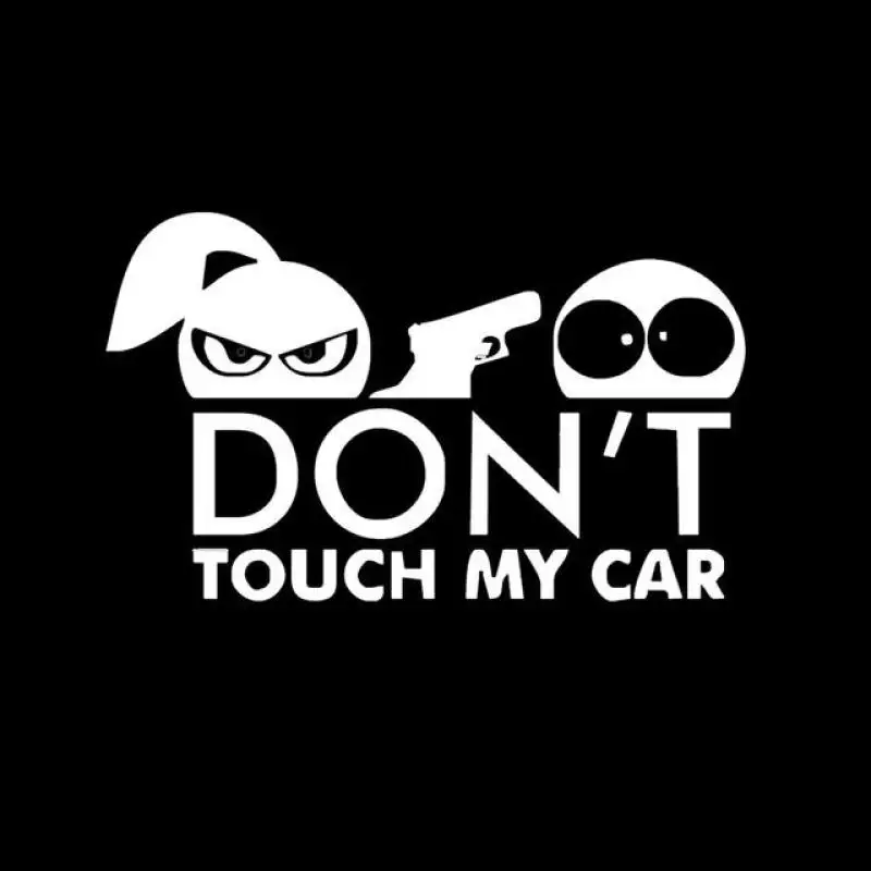 

Car Sticker Styling Funny for Warning Do Not Touch My Car Decals KK 15cm X 9.8cm