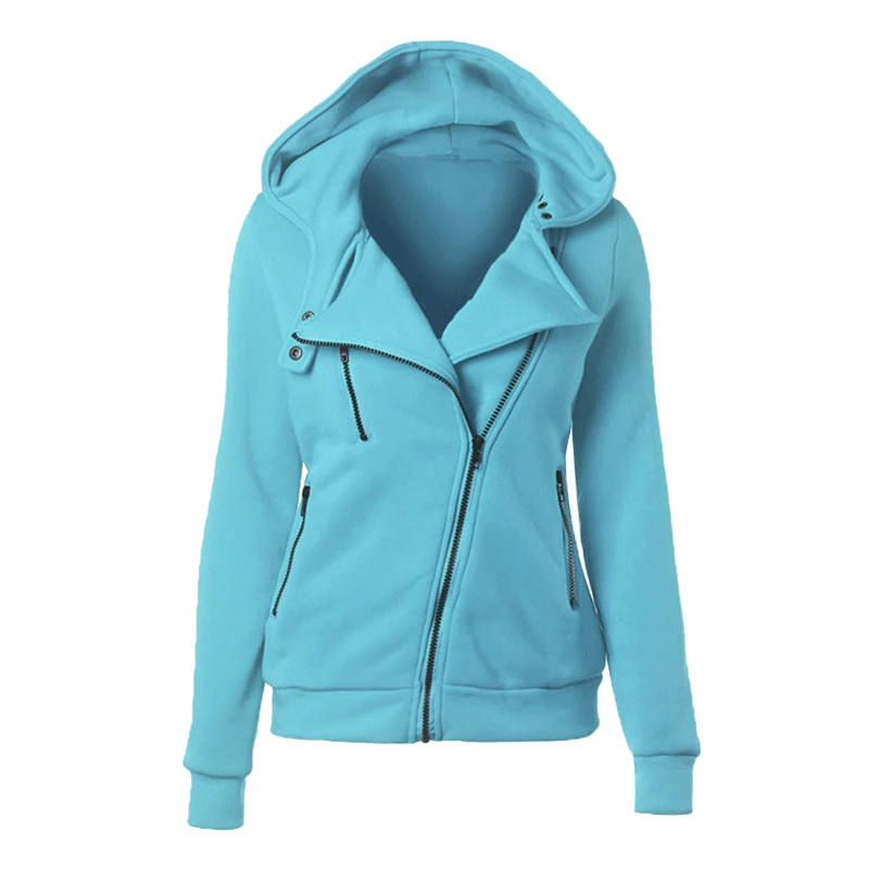 Женские толстовки LITTHING свитшоты на молнии пуловер с длинным рукавом куртка